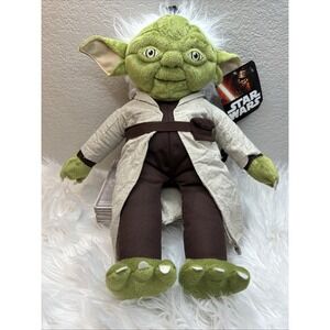 $28 🌙 Star Wars YODA Backpack Stuffed Jedi Master  Plush 17" Tall NEW READ